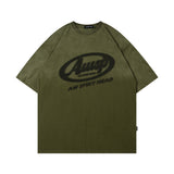 Men T Shirt Vintage Print Short Sleeves T-shirt Male Vintage
