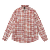 Unisex Jacket Autumn Design Plaid Shirt