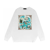 Amiri Long Sleeve Shirt Fashion Brand Long Sleeve Long-Sleeved T-shirt Blouse