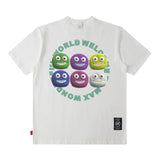 Men T Shirt Summer Cartoon Printed Short Sleeve T-shirt