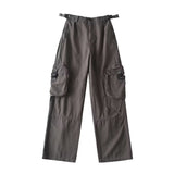 Women Sweatpants Retro Overalls Loose Casual Pants Trousers