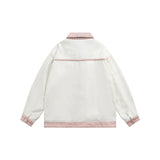 Unisex Jacket Stitching Loose Unisex Style Top