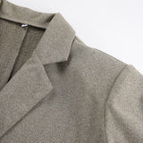 Women Trench Coat Woolen Small Business Suit Coat