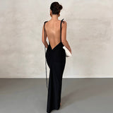 Women Dresses Sexy Backless Slim Fit Sling Dress