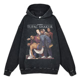 Asap Rocky Hoodie HIPHOP EMINEM TRAVIS SCOTT ASAP 2PAC print hooded sweater