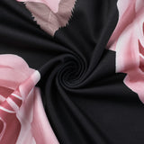 Women Dresses Summer Slim Fit Long Dress Casual Flowers Printing Slip Dress