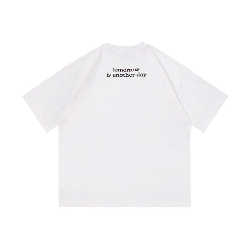 Vetements T Shirts Vtm Make Boys Cry Letter Print Loose Men's and Women's Short-Sleeved T-shirt