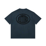 Men T Shirt City Boy Casual Letter Print Short-Sleeve T-shirt Men