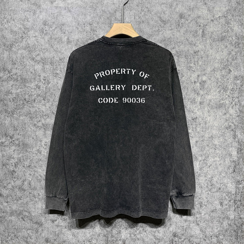 Gallery Dept Long Sleeve Shirt Vintage T Shirt Washed and Worn Vintage Long Sleeve T-shirt