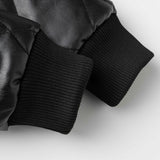 Unisex Winter Cotton Coat Winter Baseball Collar Cotton Coat Retro Three-Dimensional Pocket Cotton Coat