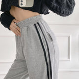 Women Sweatpants Spring and Autumn Wide Leg Loose Straight Sweatpants