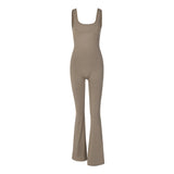 Women Jumpsuit Summer Slim Fit Backless Sleeveless Shoulder Strap Jumpsuit