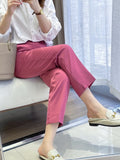 Women Sweatpants Spring Loose Split Suit Pants