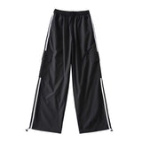 Women Sweatpants Straight Ankle Tied Sports Pants Casual Pants