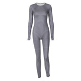 Women Jumpsuit Winter Sports Long Sleeve Jumpsuit