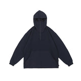 Men Hoodie Half Zipper Pullover Outdoor Jacket Coat Men's Fall/Winter Jacket Sweater