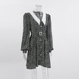 Women Dress Puff Sleeve Floral Dress
