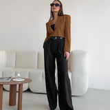 Women Trench Coat Short Autumn and Winter Blazer
