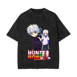 Full-time hunter T-shirt short-sleeved summer washed old top loose