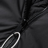 Unisex Winter Cotton Coat Baseball Collar Cotton-Padded Clothes Retro Loose Puffer Cotton-Padded Clothes