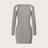 Women Dress Sexy Cutout Slim Fit Sheath Dress