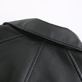 Red Leather Jacket Casual Jacket