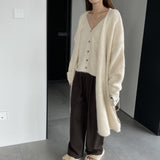 Women Knitted Two-Piece Set Knitted Two-Piece Autumn and Winter Long Vest Coat Set A3388