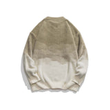 Unisex Shirts Autumn Half Turtleneck Gradient Sweater