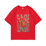 Limited Cage The Elephant Pritn Tshirt Short Sleeve Men