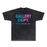 Gallery Dept T Shirts Tee Shirt Washed and Worn Short Sleeve T-shirt Blouse