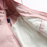 Unisex Winter Cotton Coat Gradient Hooded Cotton-Padded Coat Embroidered Cotton-Padded Coat