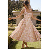 Women Dresses Spring Slim-Fitting Suspender Dress Lace Dress (Csm202403)