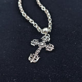 Chrome Hearts Necklace Men's and Women's Sterling Silver Vintage Large Pendant