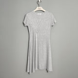 Women Dresses Short Sleeve Pleated Dress