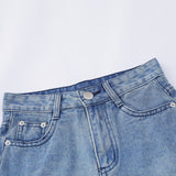 Women Shorts Ripped Burr Denim Shorts Summer