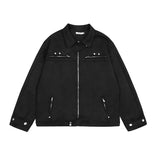 Men Jacket Coat Men's Loose Casual Flight Jacket