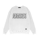Amiri Long Sleeved Shirt Fashion Brand Crew Sweatshirts round Neck Sweater