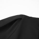 Women Dress Black V-neck Dress