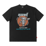Men T Shirt Summer Hip Hop Half-Sleeved Loose T-shirt Men and Women