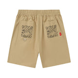 Men Shorts Vintage Letter Print Sports Shorts