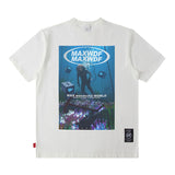 Men T Shirt Vintage Ethnic Print Short Sleeve T-shirt