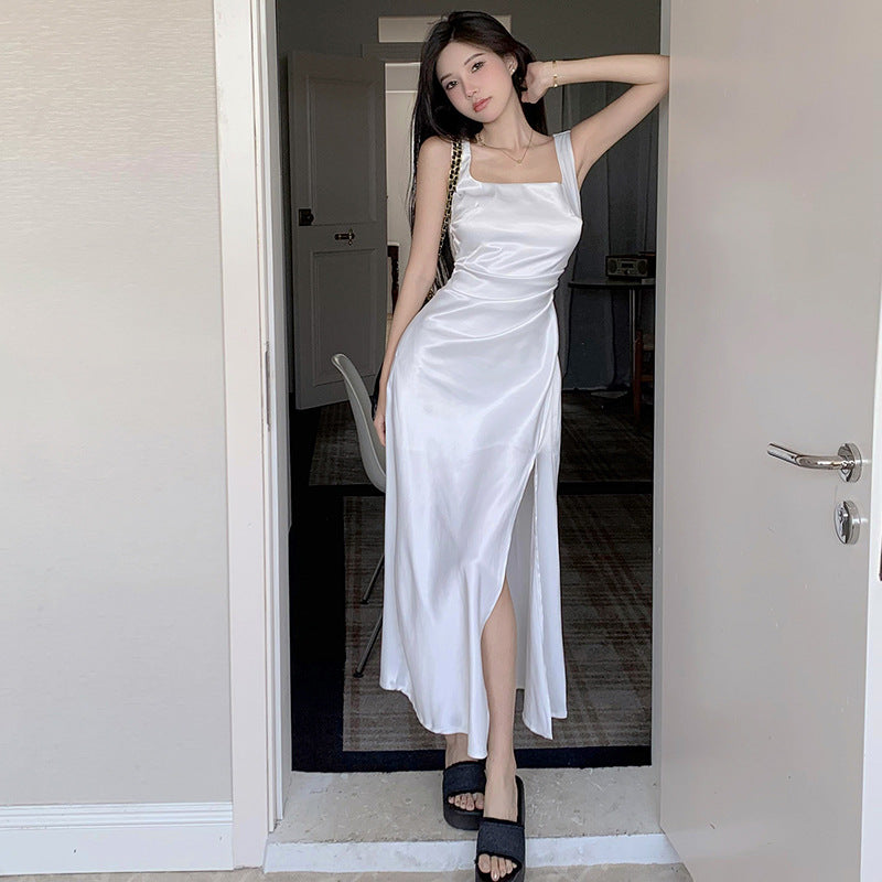 Women Dresses Summer Suspender Skirt