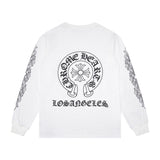 Chh Chrome Heart Long Sleeve Shirt Unisex Fashion Loose Long Sleeve Shirt
