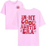 in My Cool Aunt Era Shirt, Cool Aunt Shirt Auntie Tshirt