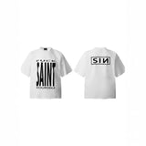 Mens T-shirts Saint Michael 25SS Saint FUCK SAINT Short Sleeve T-Shirt
