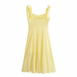 Women Dresses Summer Slim Fit Sling Dress Backless Sexy Midi Dress E10-A543 (Xds0414)