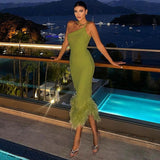 Women Dresses Spring Sexy Backless Slim Fit Long Dress