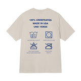 UNDEFEATED T Shirts Crew Neck Men's and Women's Loose