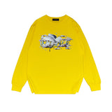 Amiri Long Sleeve Shirt Fashion Brand Long Sleeve Long-Sleeved T-shirt Blouse