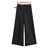 Women Sweatpants Casual Loose-Fitting Wide-Leg Trousers